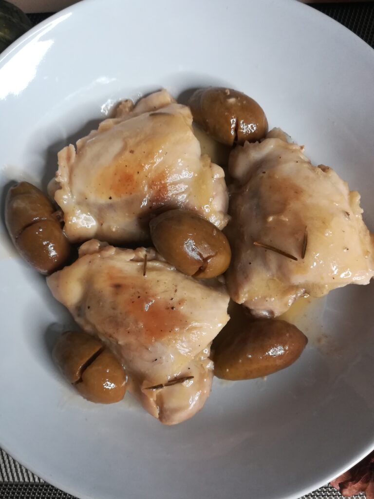 Sovracosce di pollo con olive “Bella di Capitanata” Oilivis