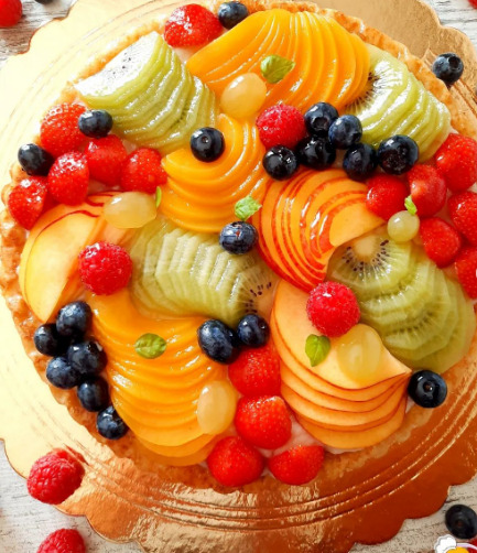 Crostata morbida senza glutine e lattosio con crema di latte