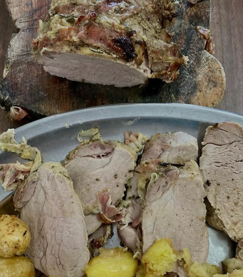 Filetto di maiale con pancetta