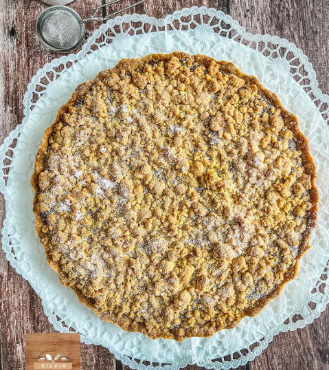 Sbriciolata con crema di pistacchi