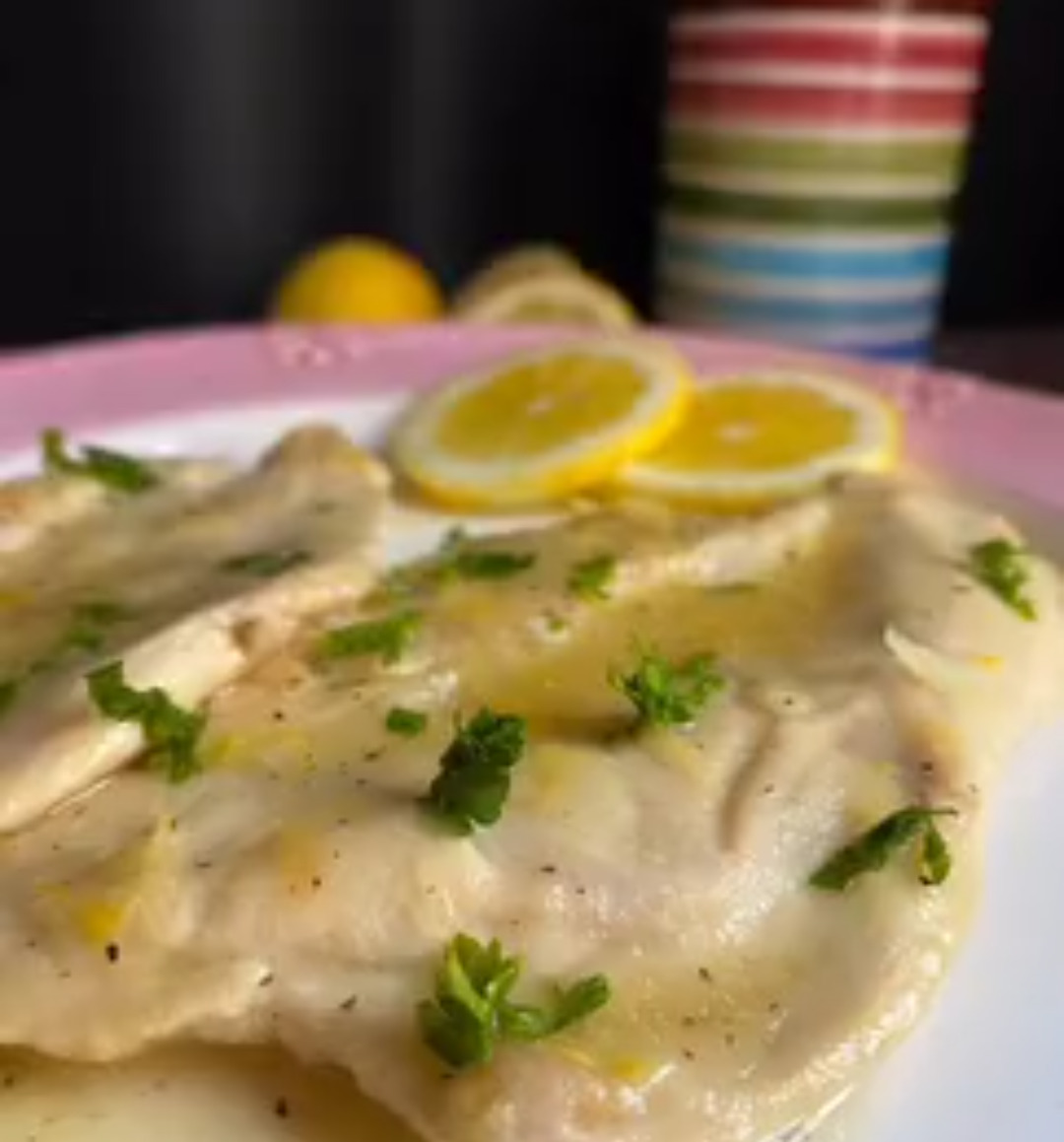 Scaloppine di petto di pollo al limone