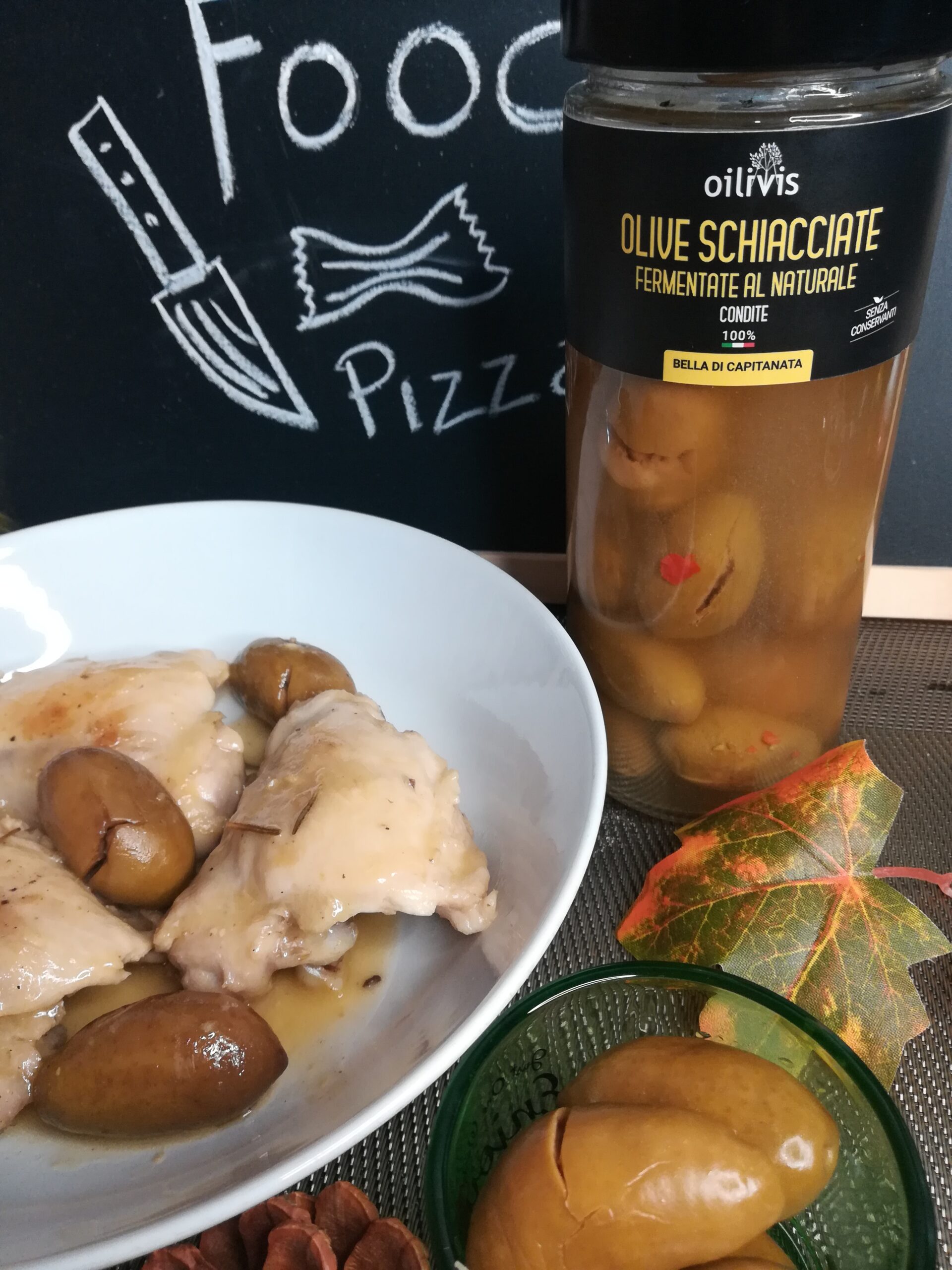 Sovracosce di pollo con olive "Bella di Capitanata" Oilivis