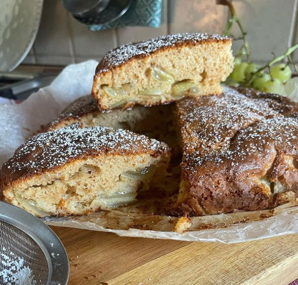 Torta soffice all’uva