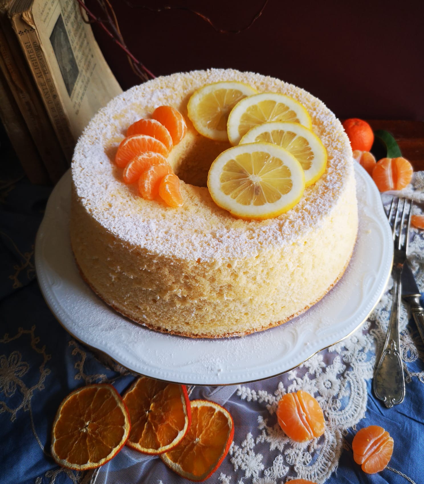 Chiffon cake al limone