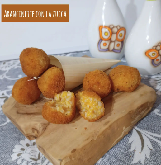 Arancinette con la zucca