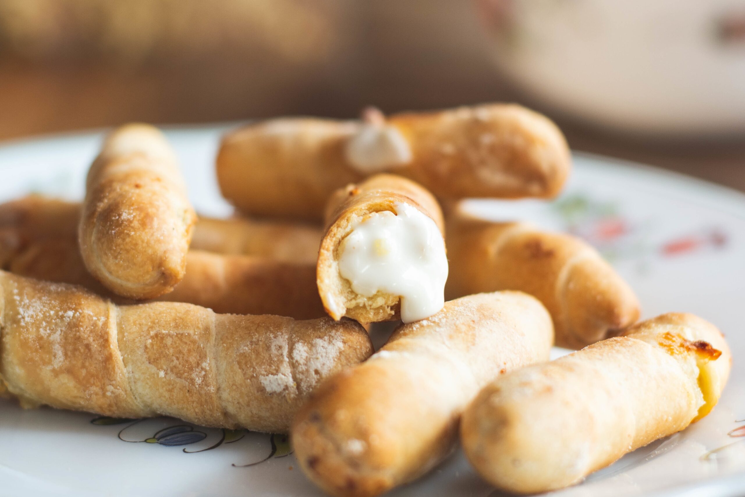 Tequeños di formaggio