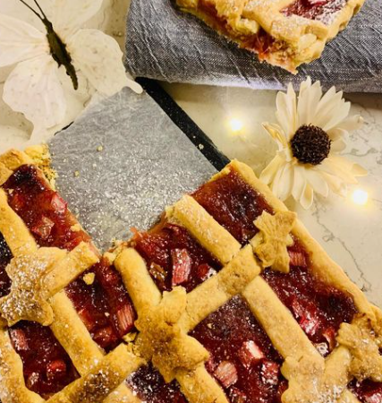 Crostata al rabarbaro