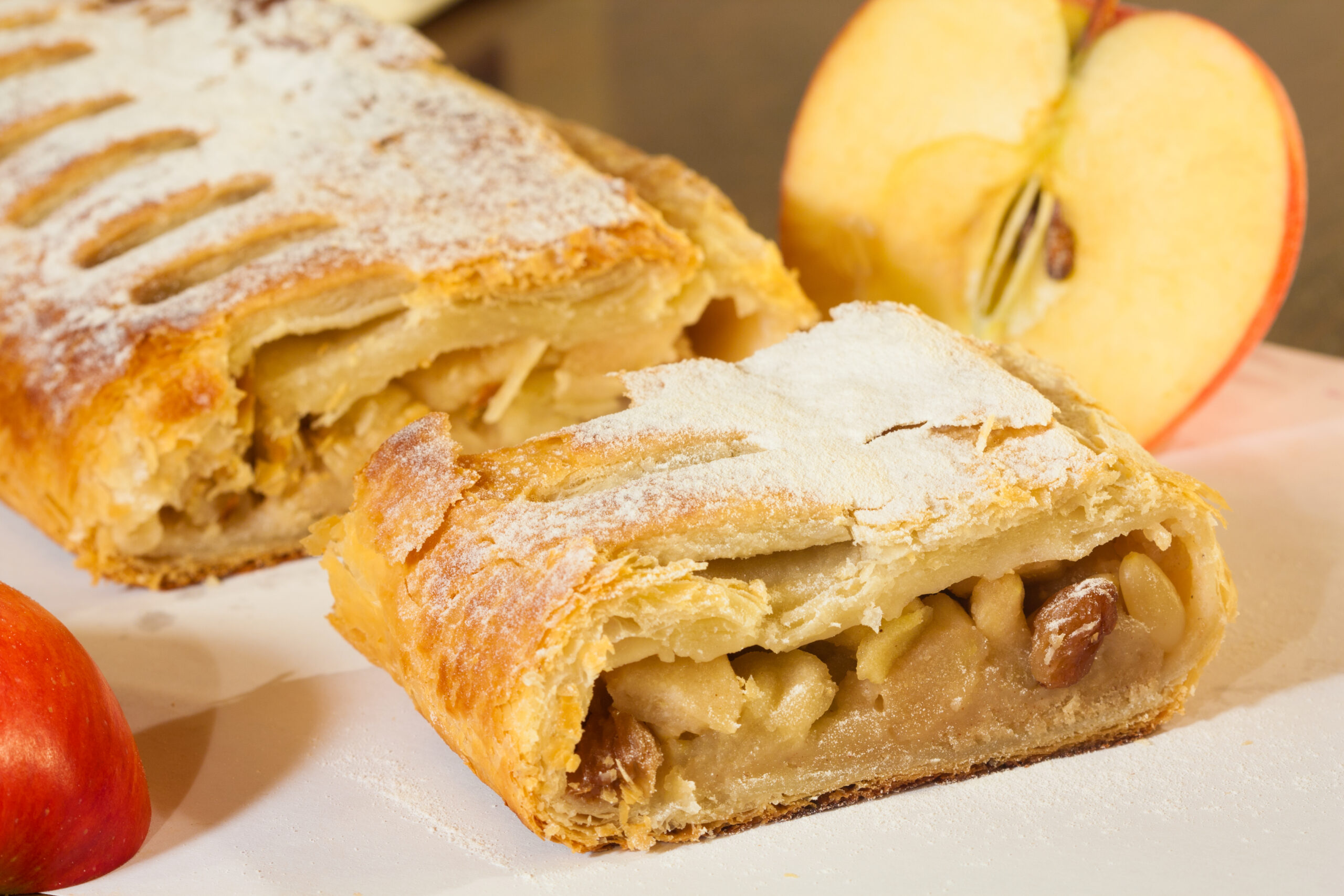Strudel di mele di pasta frolla